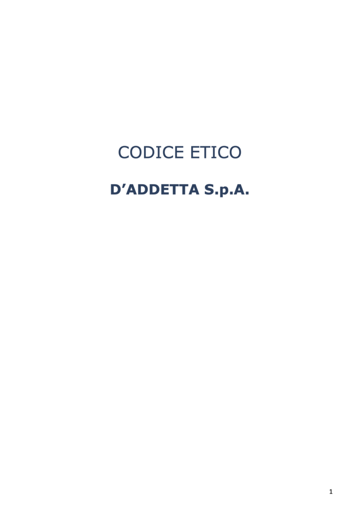 Codice Etico