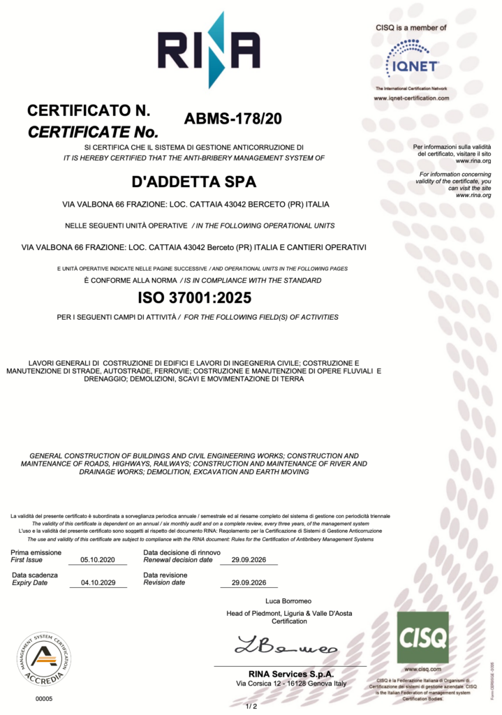 ISO 37001:2025